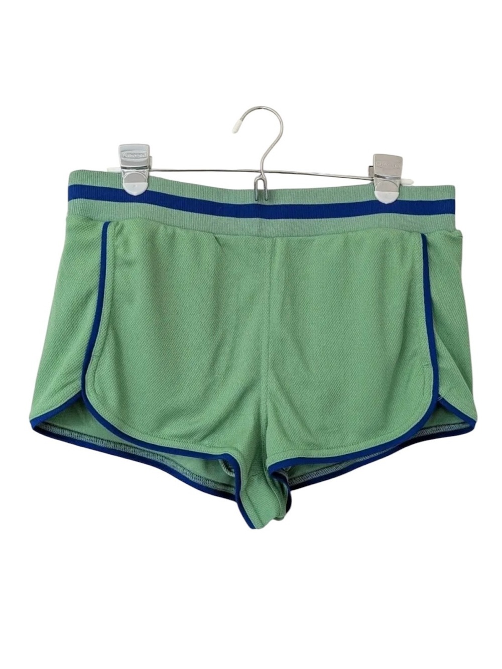 People Movement Prep In Your Step Shorts Green Blue Ringer
Retro Size L